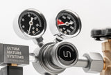 UNS Pro Dual Stage CO2 Regulator with Solenoid